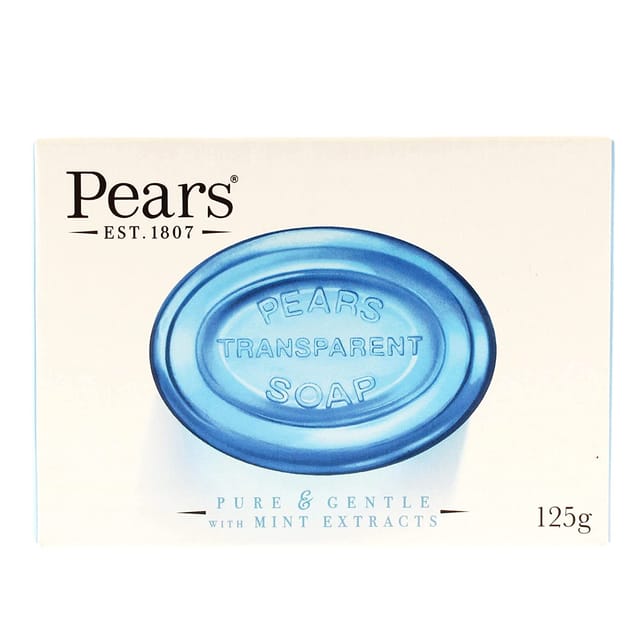Pears Soft and Fresh (98% Pure Glycerin & Mint Extracts)  125G