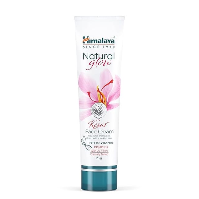Himalaya Natural Glow Face Cream with Kesar & Vit E | For Non-greasy Even-toned & Radiant Skin| Phyto-vitamin formula with UV protection| Reduce Dark spots in 6 weeks |Clinically-tested & Paraben Free