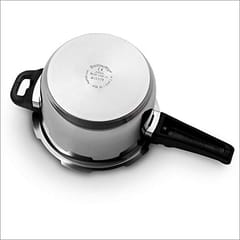 Butterfly BL-5L Blue Line Stainless Steel Outer Lid Pressure Cooker, 5-Liter