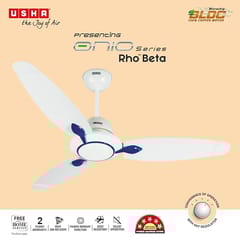 Roll over image to zoom in        USHA Onio Rho Beta 1200MM BLDC 5 Star Energy Efflicient, Dust & Oil Resistant Ceiling Fan