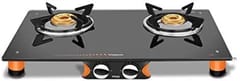 Vidiem Air Pride 2 Burner Glass Manual Gas Stove