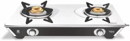 Vidiem VIVA SS PRO 2BURNER Stainless Steel Manual Gas Stove  (2 Burners)