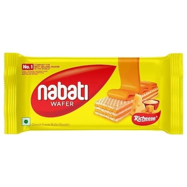 Nabati Richeese Cheese Cream Wafer Biscuits, 62g