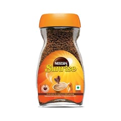 SUNRISE Nescafe Instant Coffee Powder Jar, Coffee-Chicory Mix, Rich Taste & Aroma, 90 gm