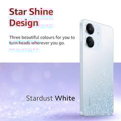 Redmi 13C (Starfrost White, 4GB RAM, 128GB Storage) | Powered by 4G MediaTek Helio G85 | 90Hz Display | 50MP AI Triple Camera