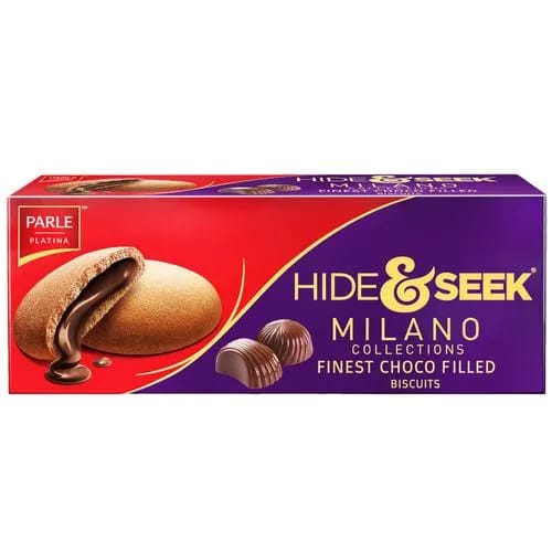 Parle Platina Hide N Seek Milano Collections Finest Choco Filled Biscuits, 75 g