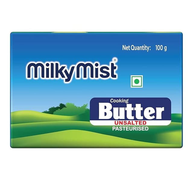 Milky Mist Cooking Butter Unsalted, 100 Gram