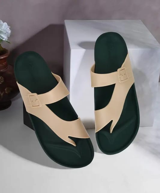Men EVK3405G Lightweight Slippers For Men | Easy Wear Slip On | Comfortable Sandal  (Green , 10)