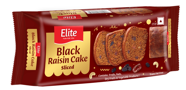 Elite Black raisin cake sliced 150g