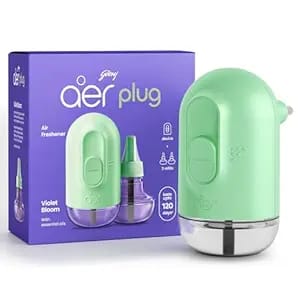 Godrej aer Plug Violet Bloom Electric Air Freshener Refills (20ml)