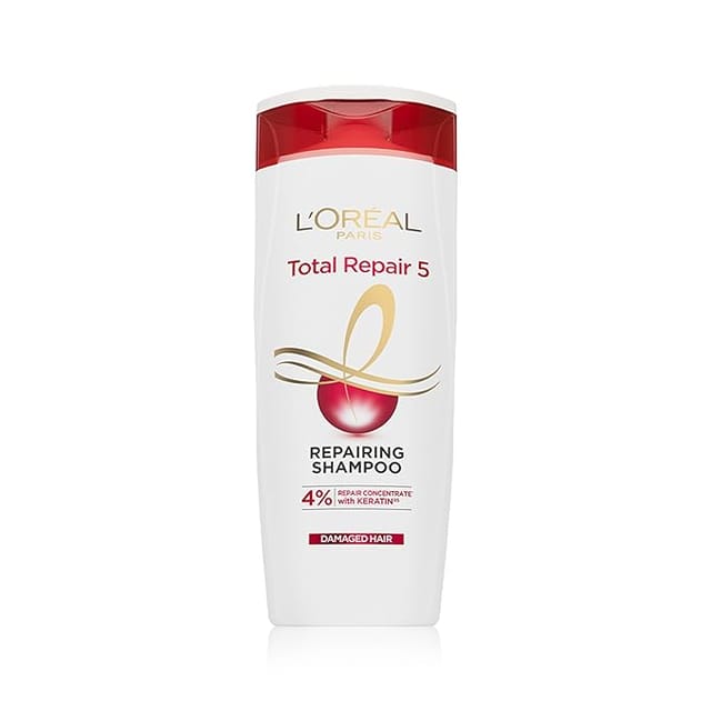 L'Oreal Paris Shampoo, For Damaged and Weak Hair, With Pro-Keratin + Ceramide, Total Repair 5, 180 ml