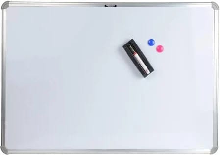 White board and duster with marker