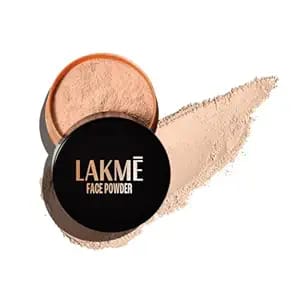 Lakme Rose Loose Face Powder with Sunscreen, Soft Pink, Face Makeup for a Rosy Glow - Matte Finish for Oily Skin Control, 40 g