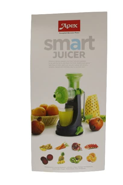 APEX Fruit & Vegetable Steel Handle Juicer || Vacuum Locking System Shake || Smoothies Travel Juicer for All Fruits || Juice Maker Machine || Multicolor