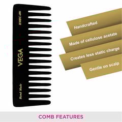 Vega Large Comb, Black