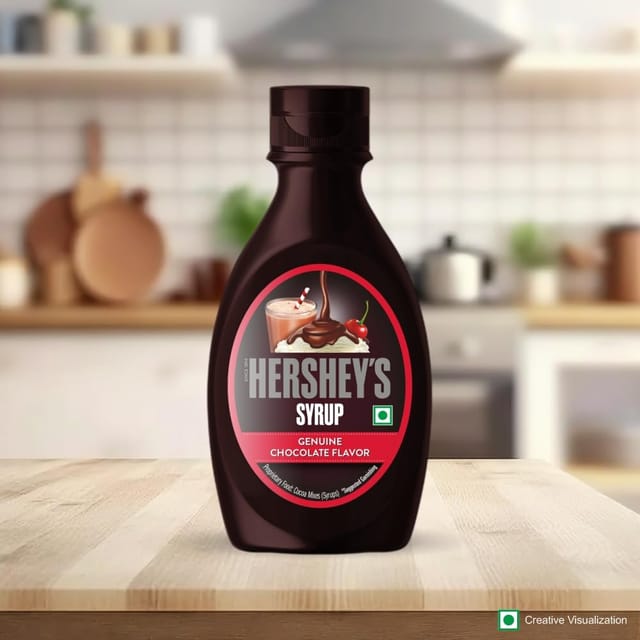 HERSHEY'S Chocolate Flavored Syrup | Delicious Chocolate Flavor | 200 g Bottle|Liquid