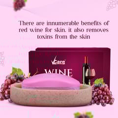 vcare wine soap 100g
