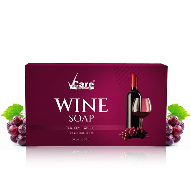 vcare wine soap 100g