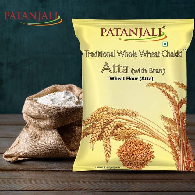 Patanjali Whole Wheat Atta, 1kg