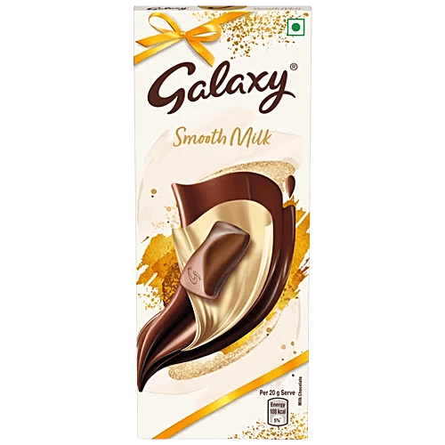 Galaxy Smooth Milk Chocolate Bar|Loaded With The Goodness Of Milk & Cocoa|Rich & Smooth Chocolate|Perfect For Sharing With Family & Friends |Pack Of 4,110 Gram